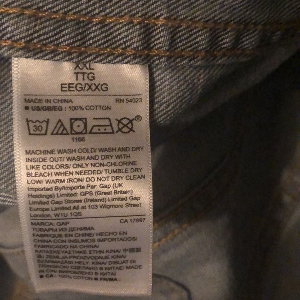 Gap Cropped Patchwork Denim Jacket - image 4